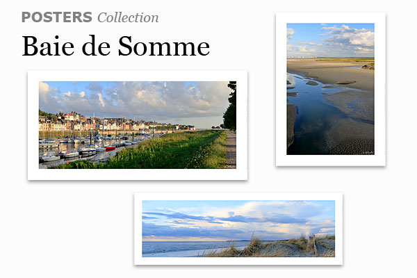 Photos et posters des paysages de la Baie de Somme en Picardie dans les Hauts-de-France