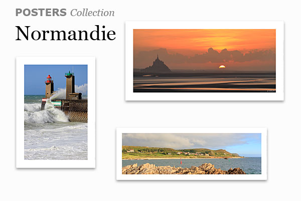 Photos et posters de la Côte Normande et des rivages de Normandie