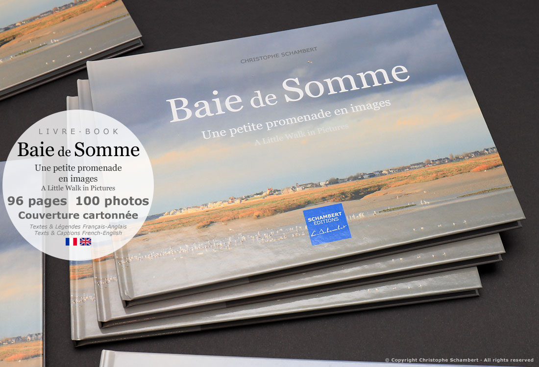 Livre Photo - Baie de Somme Une petite promenade en images - Couverture carton - Livre en gros plan - Christophe Schambert - Schambert Editions