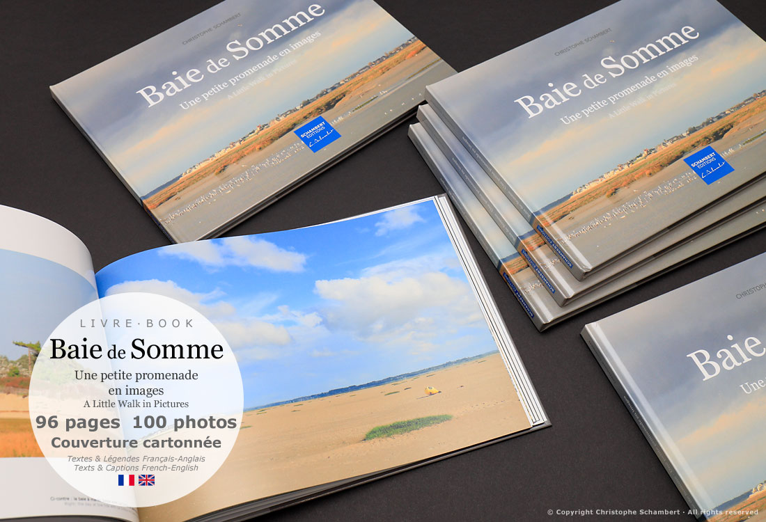 Livre Photo - Baie de Somme Une petite promenade en images - Couverture carton - Extrait plage - Christophe Schambert - Schambert Editions
