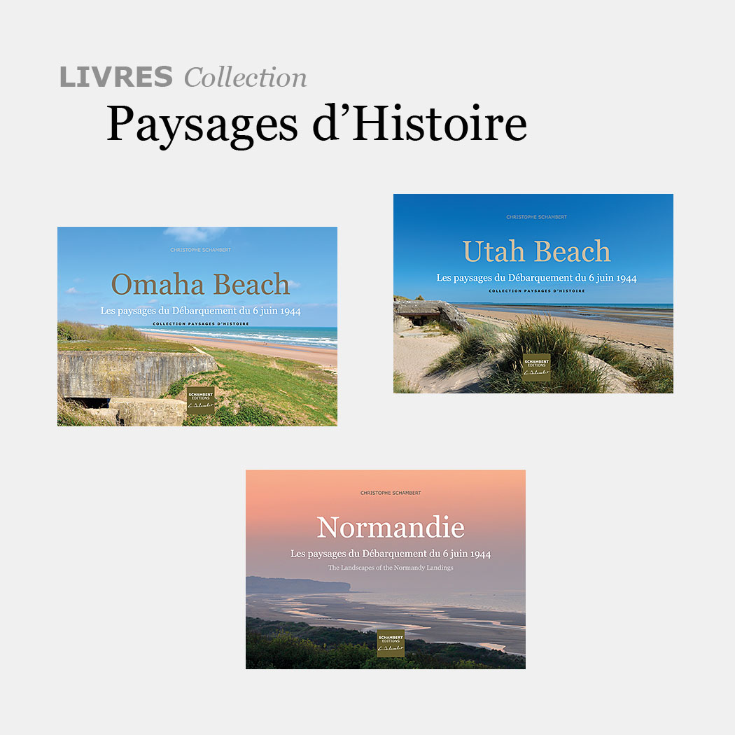 Beaux livres photo de paysages historiques et de vestiges de champs de batailles dans les Hauts-de-France et en Normandie