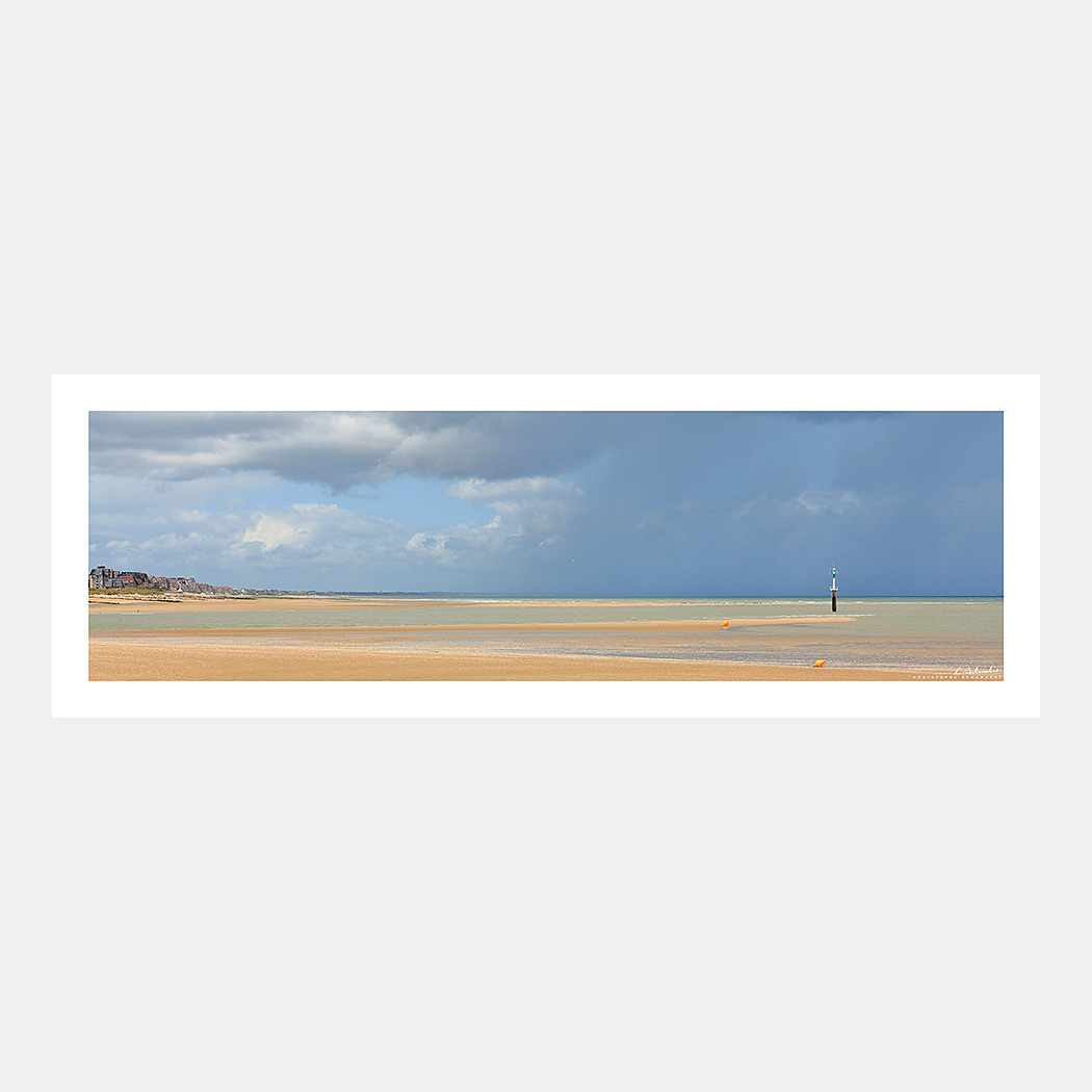 Poster Photo panoramique Cabourg - La plage - Image de la Côte Normande - Normandie - Christophe Schambert