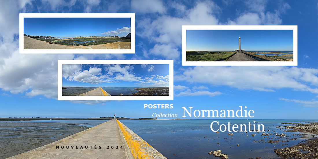 Nouveautés 2024 Collection Posters Normandie Cotentin. Christophe Schambert Editions, découvrez et achetez les posters et les livres des collections de la galerie.